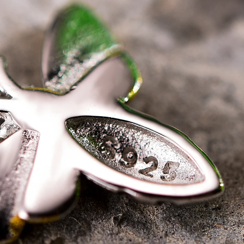 Lotus Fun 2024 Fashion New Model Lovely Honey Bee S925 sterling silver 18k Gold Plated Long Drop Earrings fine jewelry for women