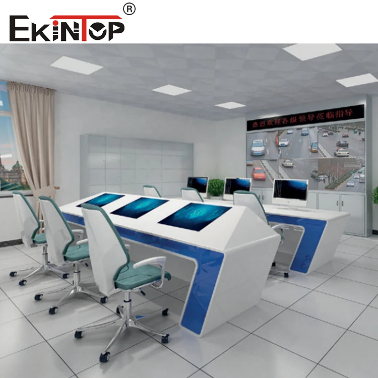 Ekintop High-End LED Security Command Center Monitor Console Desk Customized Control Room Furniture