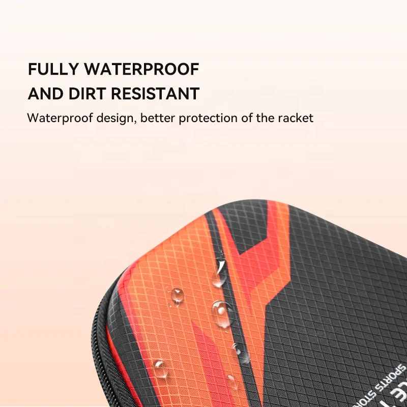 Boli New Design Waterproof Table Tennis Racket Hard Bag Covers For 2 Racket