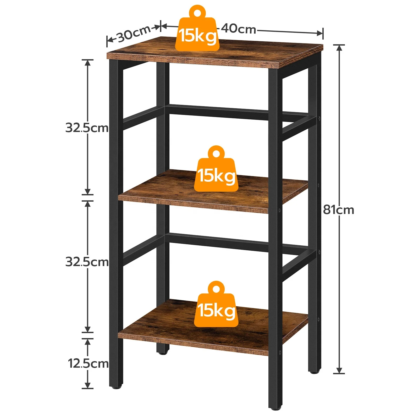 Factory price wholesale CD DVD storage rack book stand shelf for living room bedroom office
