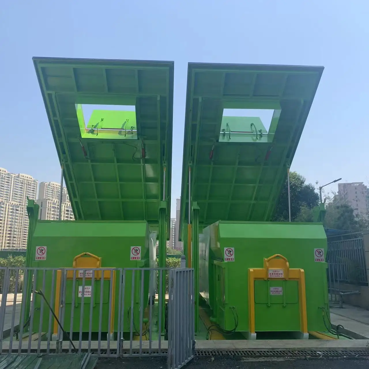 RNKJ Trash Dumpster Container Waste Treatment Machinery Underground Garbage Compactor