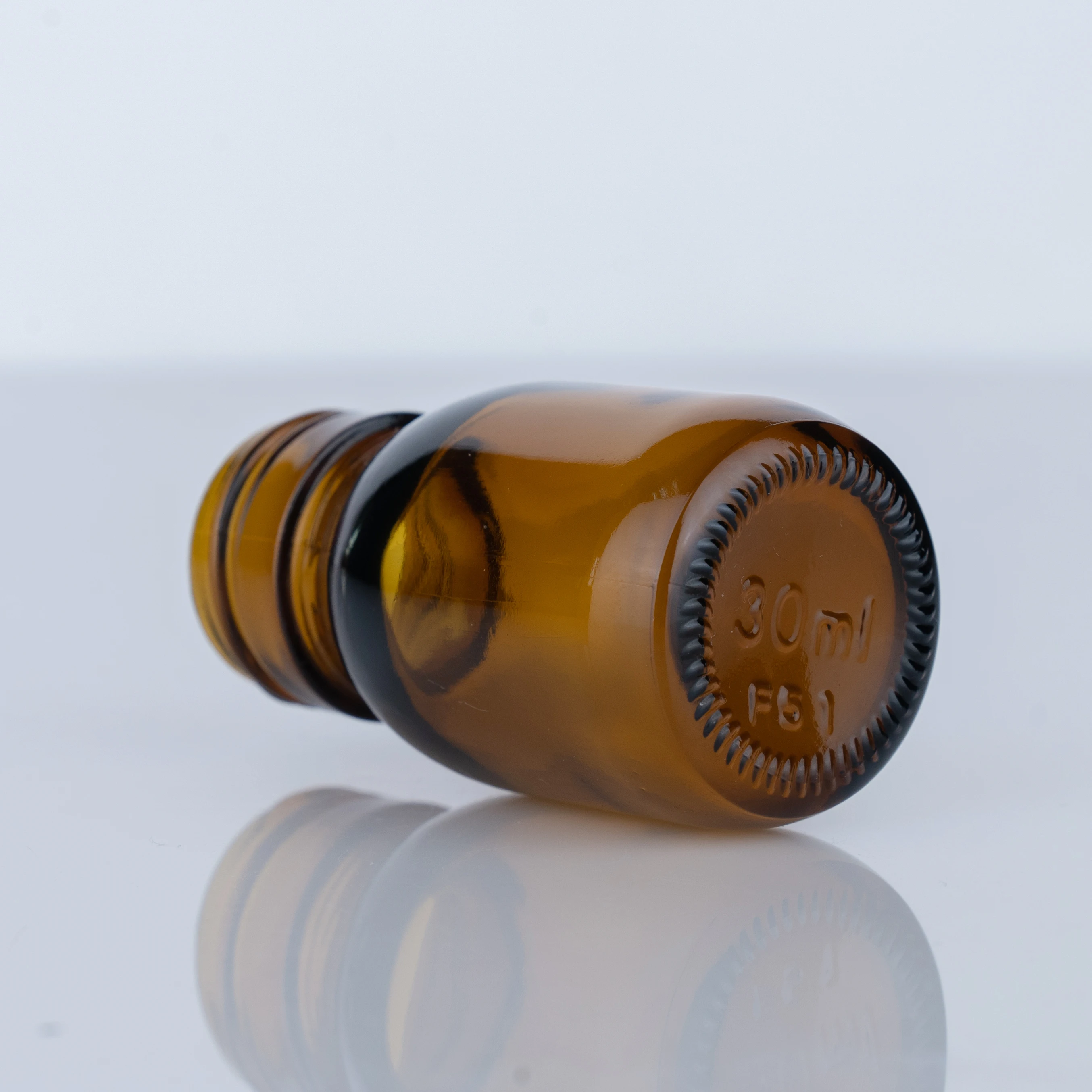 Cheap Hot Sale amber glass bottle 30ml Glass medicine bottle with black screw cap Wholesale manufacture potion glass bottles