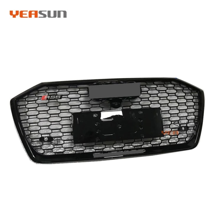 RS6 новый стиль решетки сетки бампер решетка C8 RS6 для Audi A6 S6 2019 2020