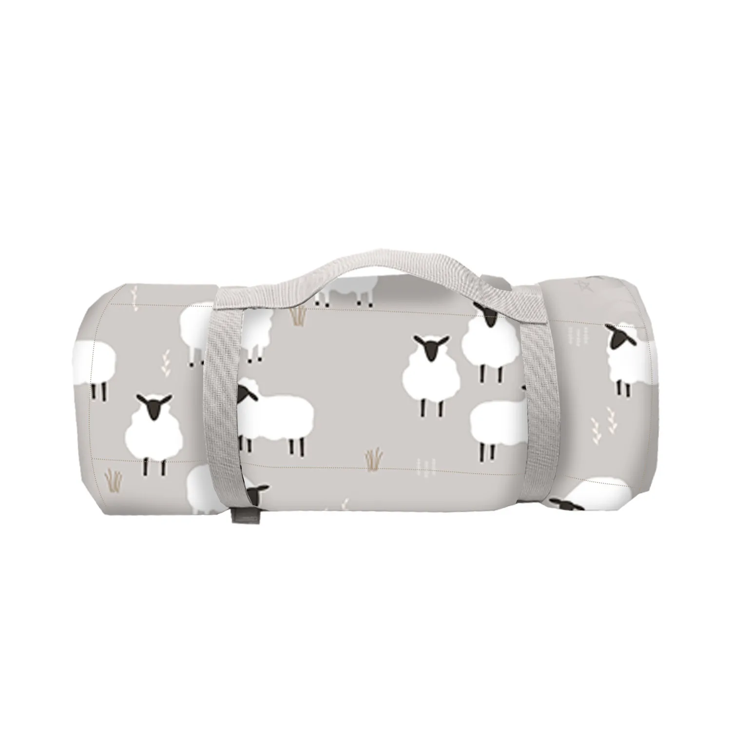 Baby Printed Eco-friendly 3 in 1 Portable and Foldable Toddler Nap Mats with Pillow Kid Daycare Nap Mat Sleeping for Preschool