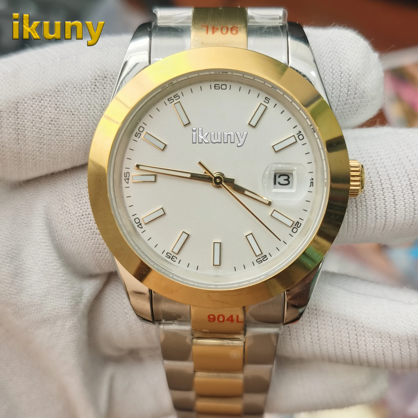 Wholesale 5A Top Cleaning Factory Luxury brand Fully Automatic Mechanical Business Watch 904L Precision Steel Sapphire Lens