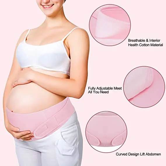 Custom Hot Sale Elastic Pregnancy Back Brace Maternity Belly Band