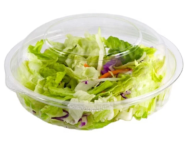 Hot Selling Transparent Fresh Fruit Cut Bowl 32oz Plastic Fruit Storage Box