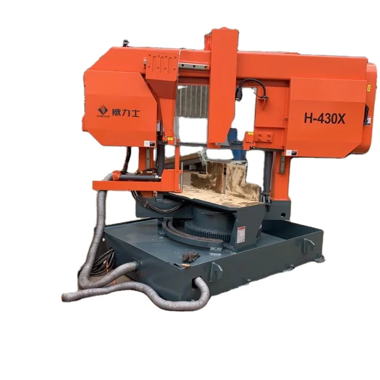 MITRE  BAND SAW Machine H-430X  Cutting Hydraulic Control Hydraulic Tension Hydraulic Clamping Provided 3200