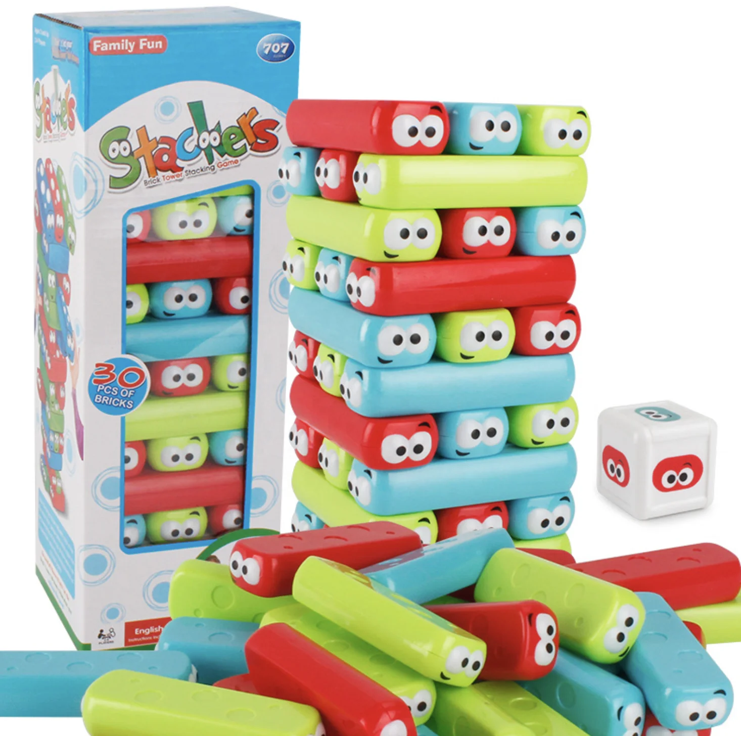 
Table games stackers party games colorful jenga parent-child interactive toys 