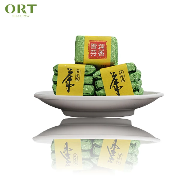 Compressed Yunnan Sheng Puerh Jasmine Green Tea Mini Tuo Cha Brick 5G Customization Loose Tea