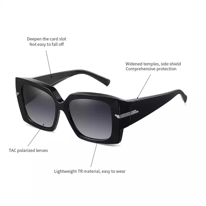 2023 Women Driving Sun Glasses Double Purpose Polarized Glasses TR90 Oversize HD Polarized Fit Over Sunglasses