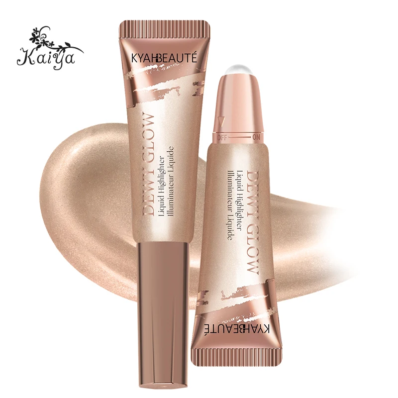 Pearl Face Illuminator Smooth Moist Highlighting Makeup Roll On Design Soft Cream Highlight Blendable Shimmer Liquid Highlighter