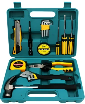 good price new Malleable Iron  Home repairing tool set 8016 8016C 8016G 8027 manual Tool Set Malleable Iron Hardware Tool kit