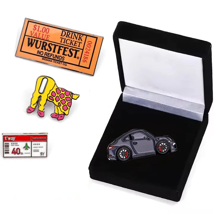 Manufacturer Metal Crafts Pin Badge Wholesale High Quality Creative Design Metal Plating Craft Enamel Pin