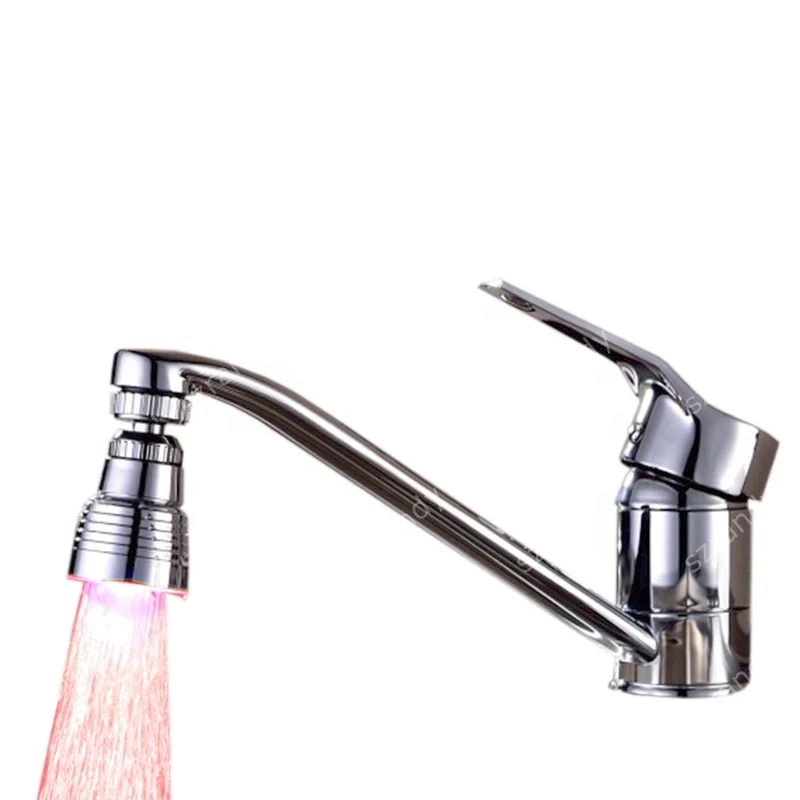 Multicolor FastFflashing Water Stream LED laboratory faucet