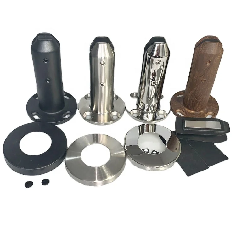 Round base plate stainless steel 2205 glass spigot for pool fencing glass 8-15mm