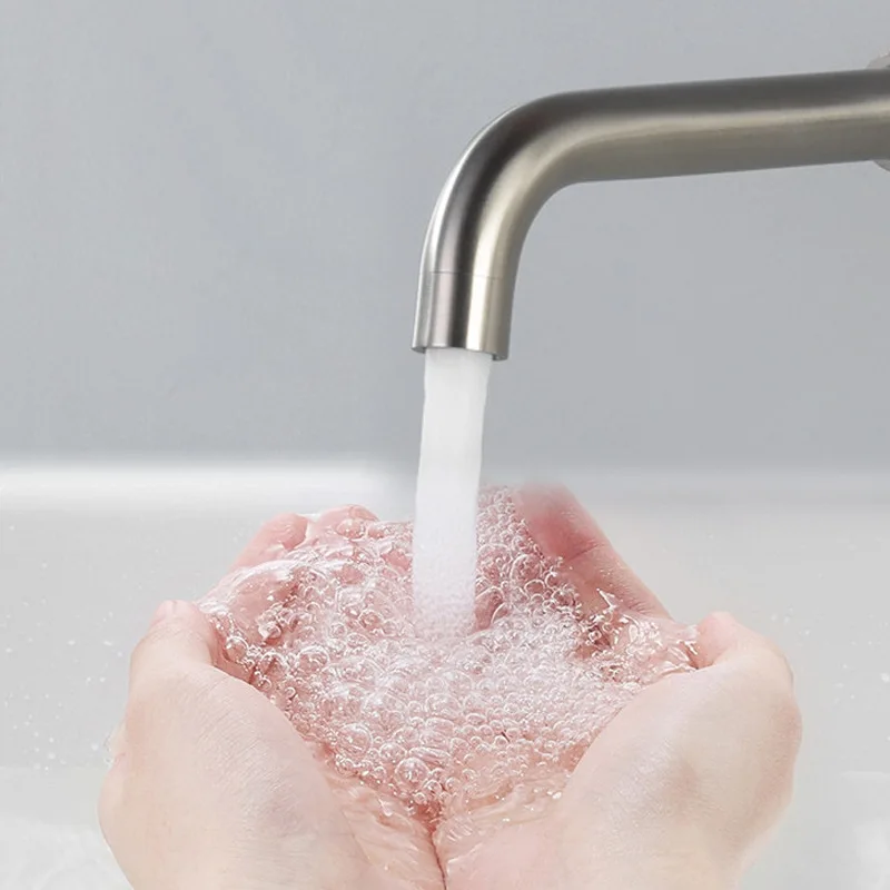 2024 factory hot selling Cold and hot basin faucet concealed 304 stainless steel faucet