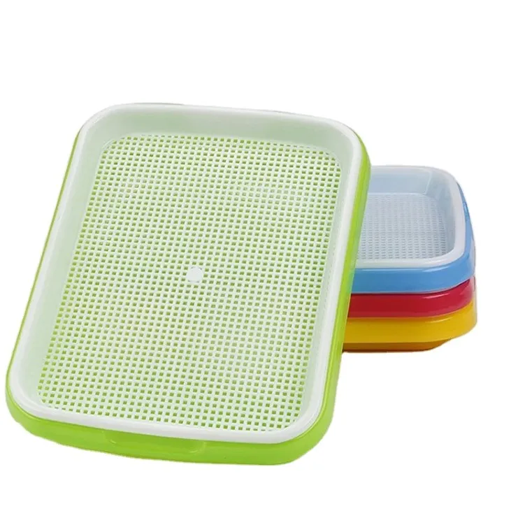 Cheap Price Durable Reusable Plastic Seedling Trays/Grow Tray/Sprout Tray Microgreen Tray