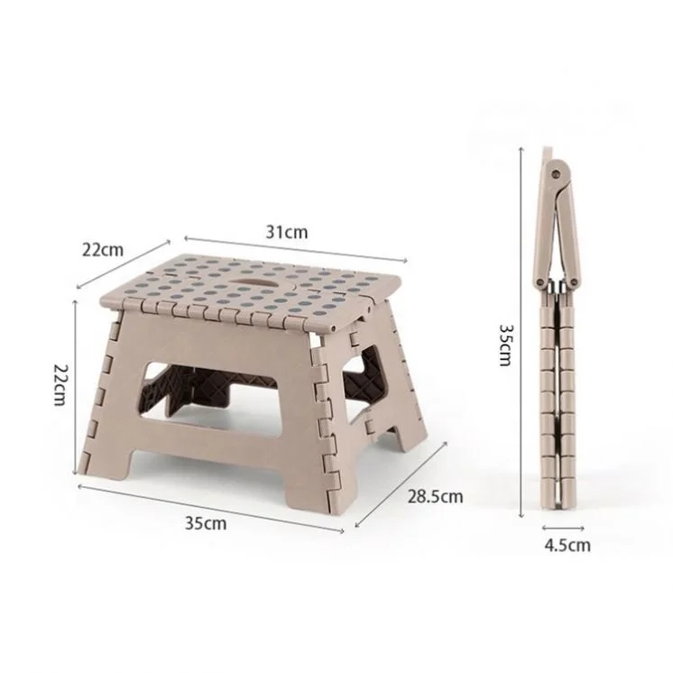 
13inch height non-slip fashion portable small plastic folding child step stool 