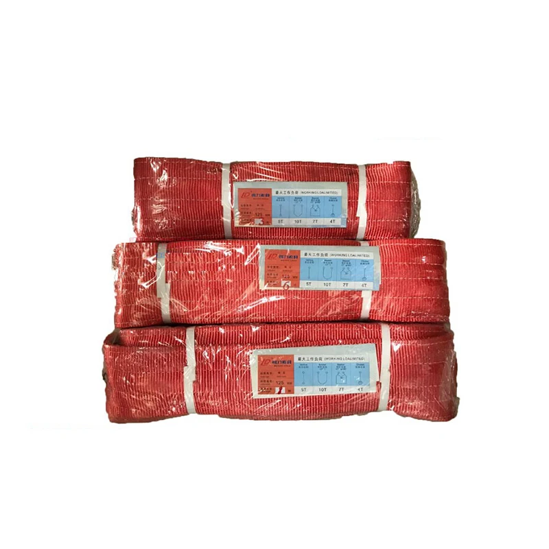 High quality 20 ton lifting web slings polyester ce eye type lift sling flat webbing sling lifting belt