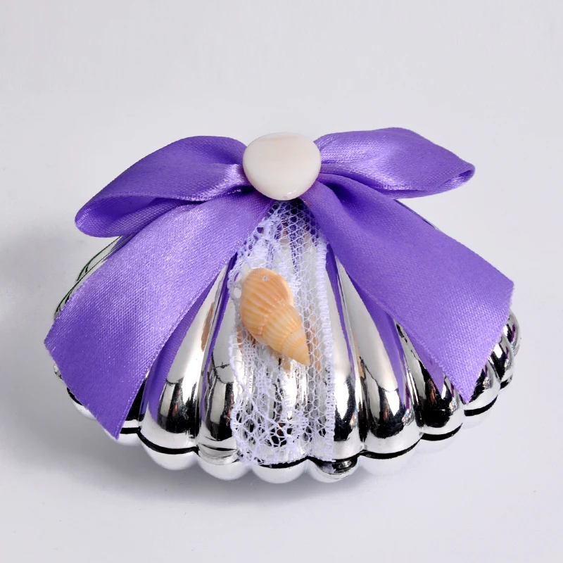 candy box for birthday gifts Birthday Weddings Christmas Festival Party Supplies bowknot bowknot sea shell plastic candy box
