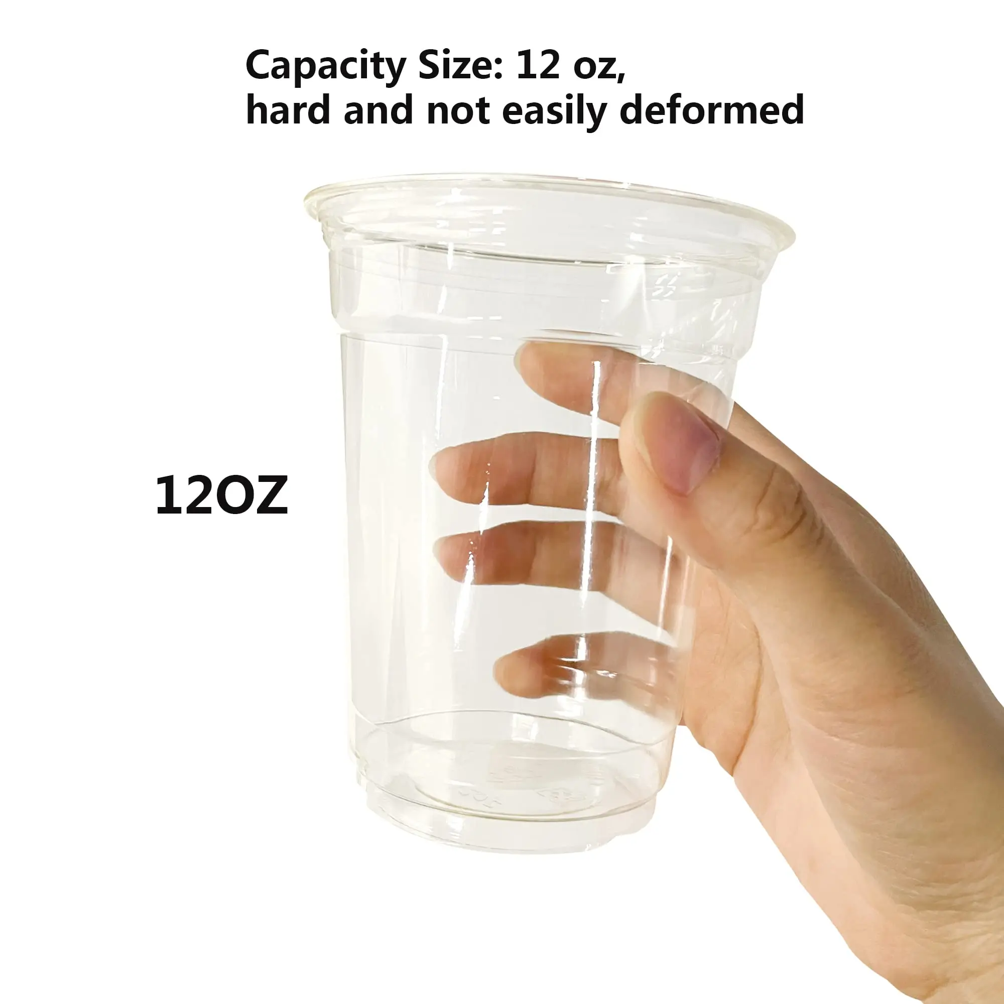 PLA Eco-friendly Fuling Free Sample Clear Disposable Plastic Cups Cold Party Drinking Cups