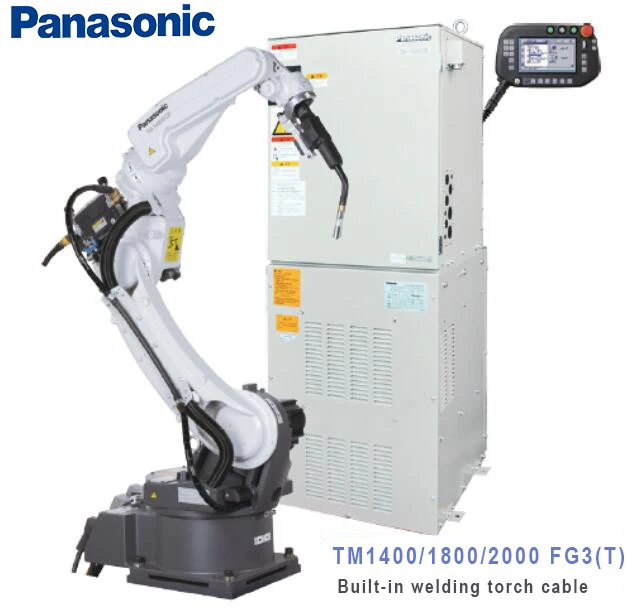 Panasonic 6-осевой CO2/MAG сварочный робот TM1800(E/T/S)FG3 походит для углеродистой стали по последним тенденциям контроллер AUR01060