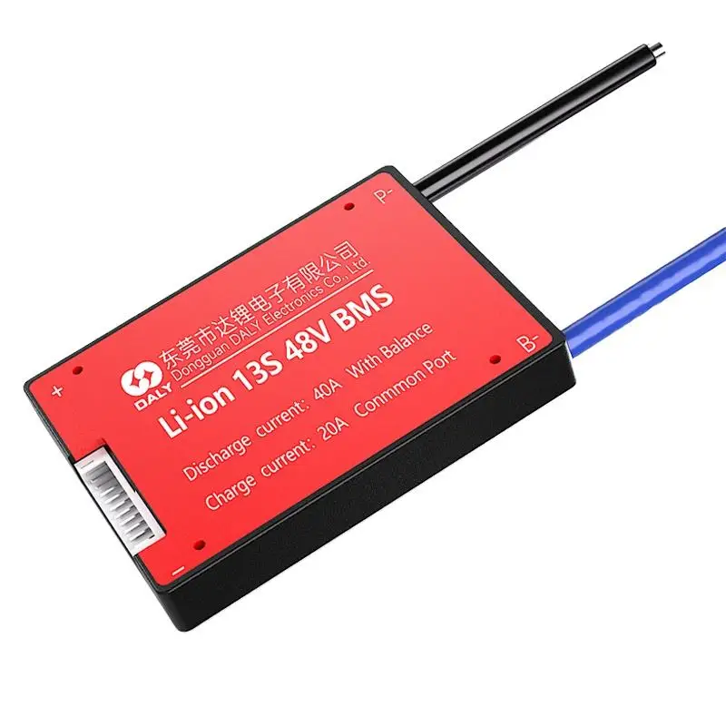 Daly BMS 48V 40ah Li-ion 13S with UART RS485 CAN BT communication used for Solar Light Scooter E-bike Battery Lifepo4 Balancer