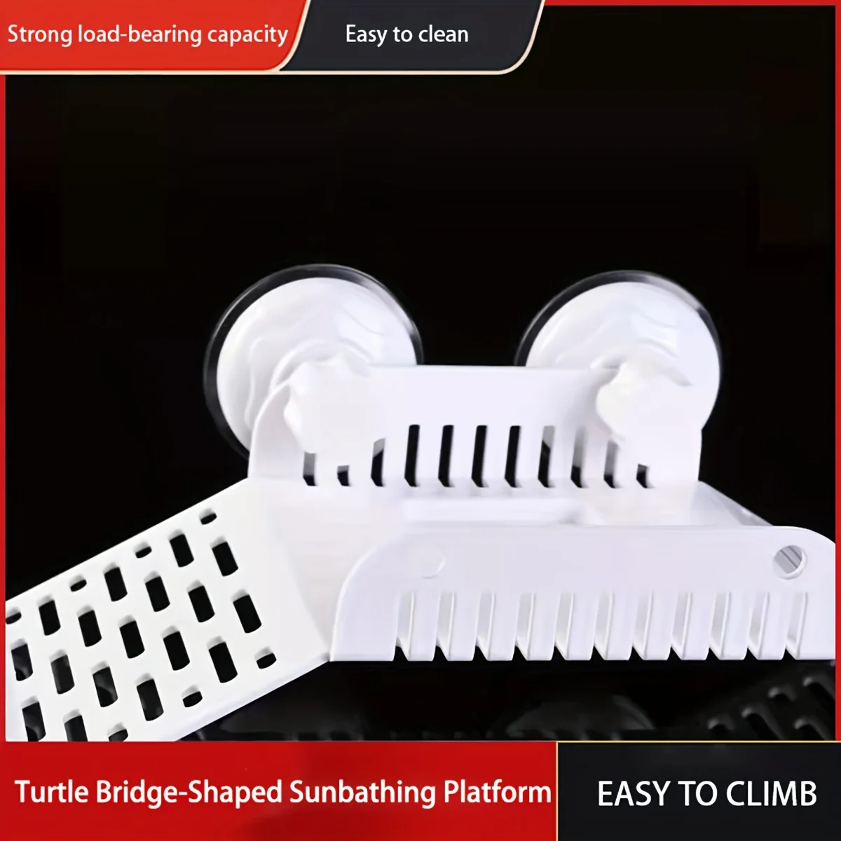 Turtle Basking Platform with Suction Cup Water Turtle Terrace Tortoise Tank Drying Rest Platform Aquariums & Accessories