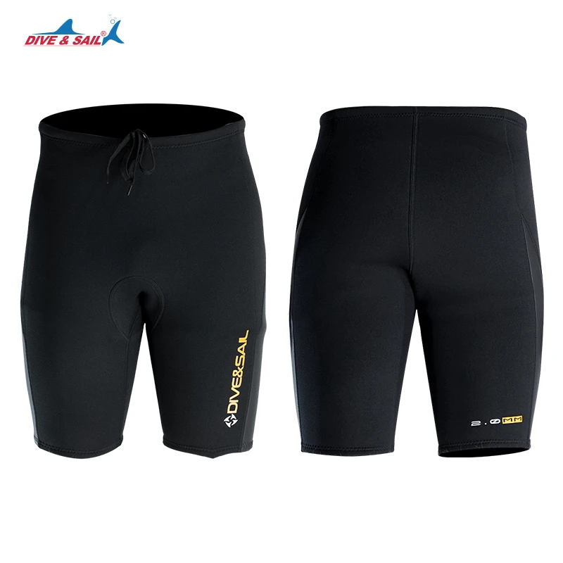 DIVE&SAIL 2mm neoprene smooth skin thermal diving swimming scuba split pants 2MM water sports surfing