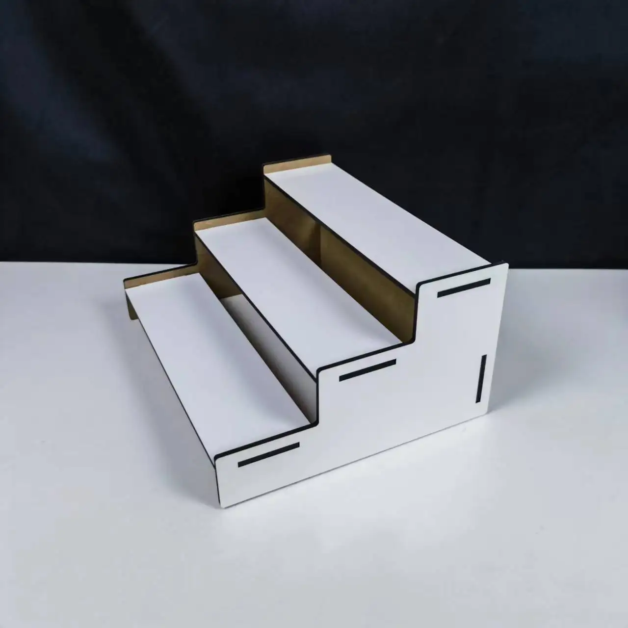Заготовки MDF сублимационный Дисплей Стенд персонализировать белый простой стеллаж