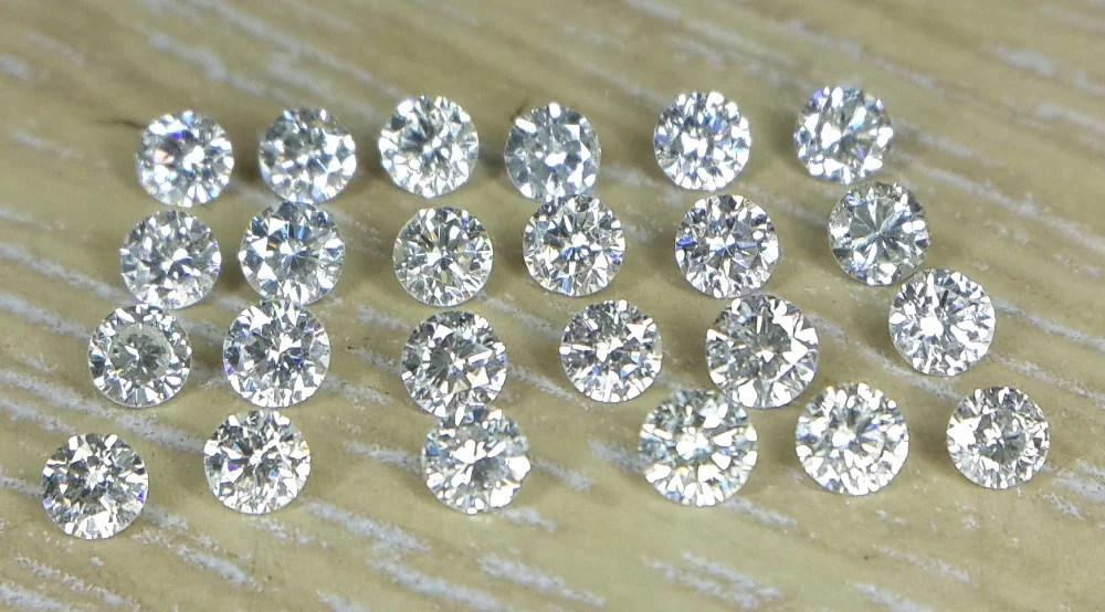 0.7-1mm I1 Clarity J Color Natural Loose Brilliant Cut Real Diamonds from Earth Small Size