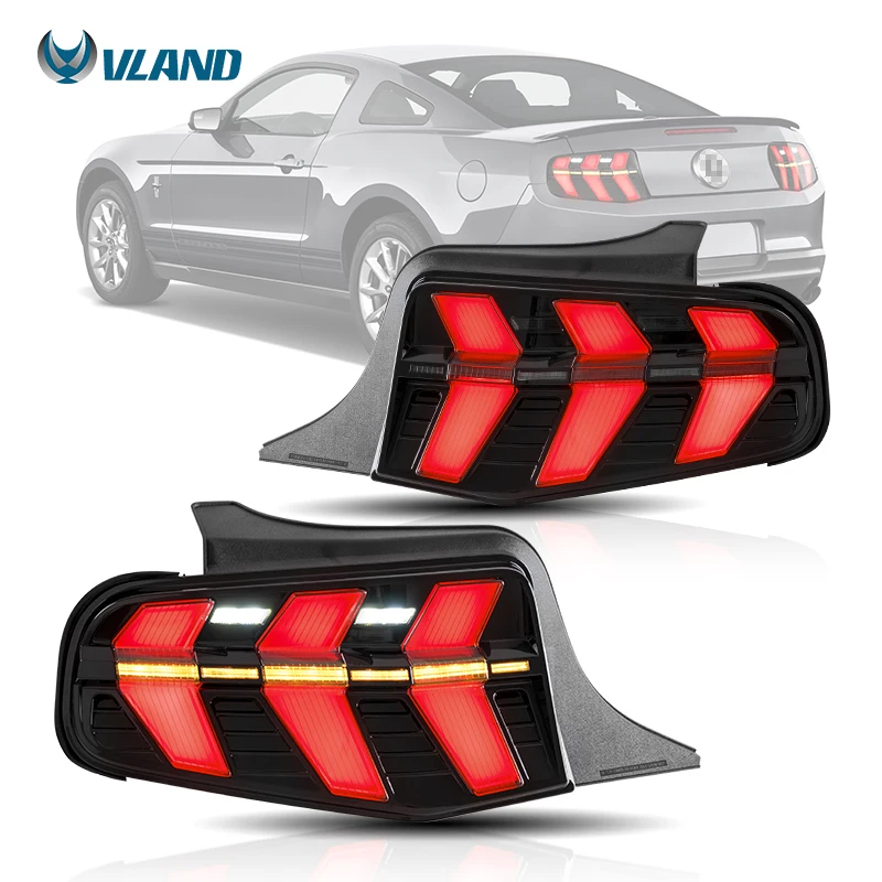 VLAND Factory Seven Mode Tail Light Full Led Rear Car Lamp For Ford Mustang Fifth Generation 2010-2012