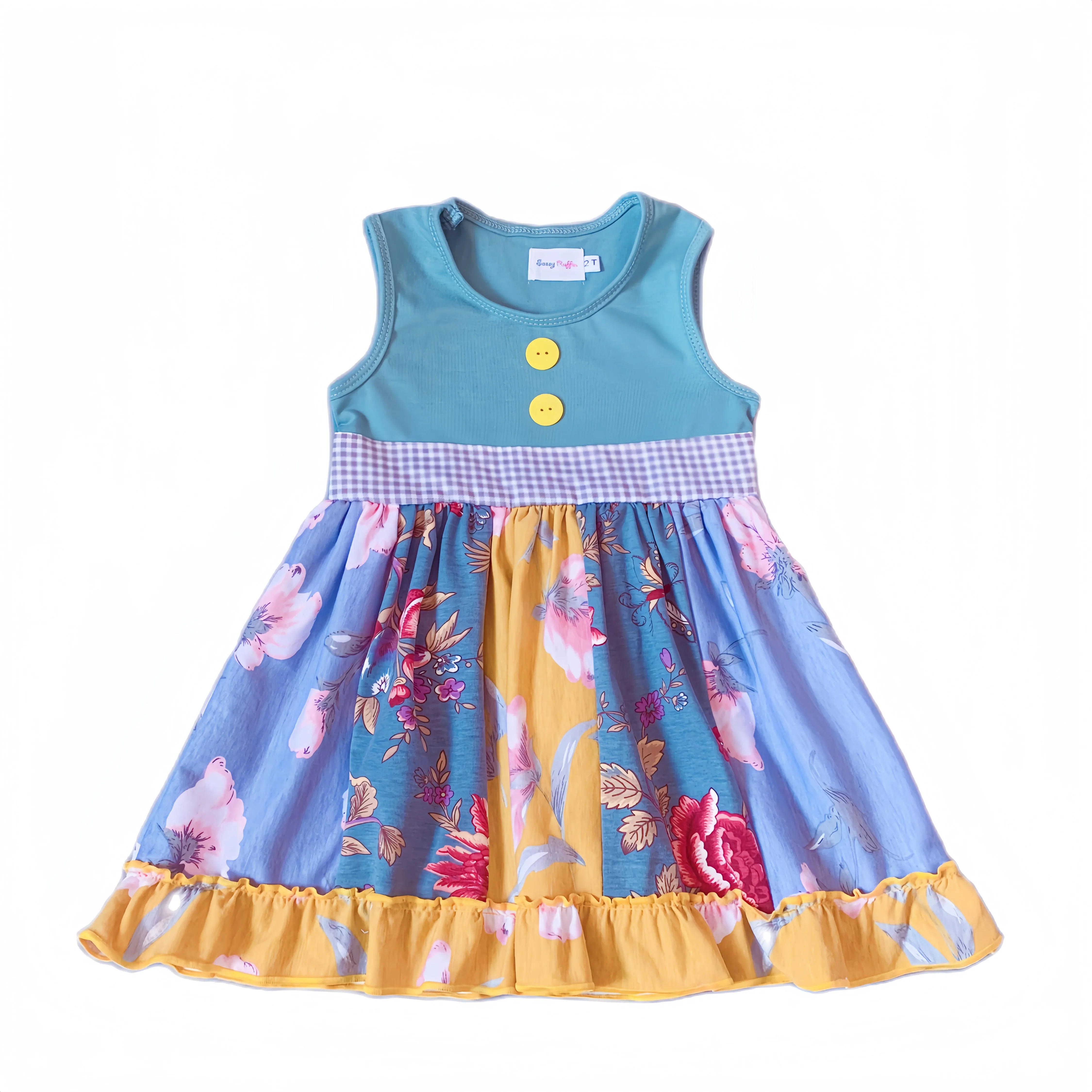 A-Line Dress -  variety floral pattern clothes tutu skirt for clothes baby girl Lace Ruffle skirt newborn cotton girls dresses