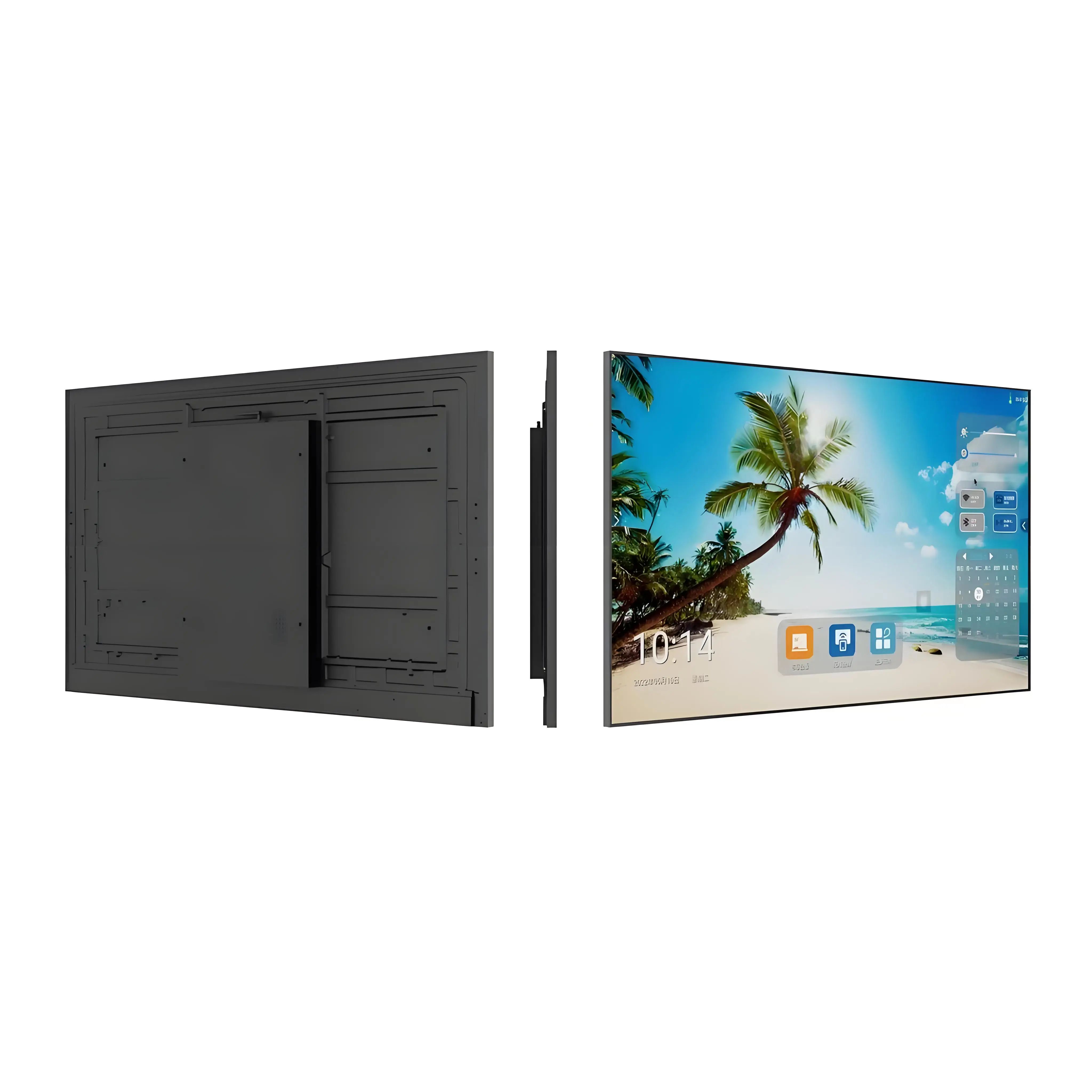 55' Commercial Digital Signage Display, 2K and 4K UHD, 500 nits, H DMI, USB, LAN, WiFi, 24/7 Operation, Portrait and Landscape