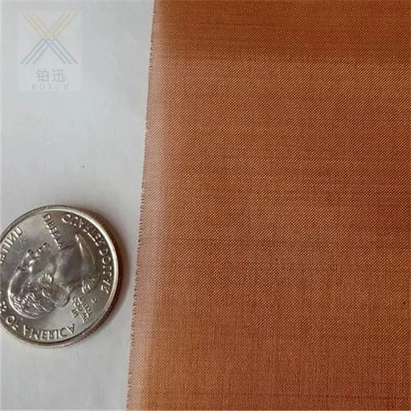 Factory Price woven Micron Copper Wire Mesh Faraday Cage Shielding Copper Wire Mesh
