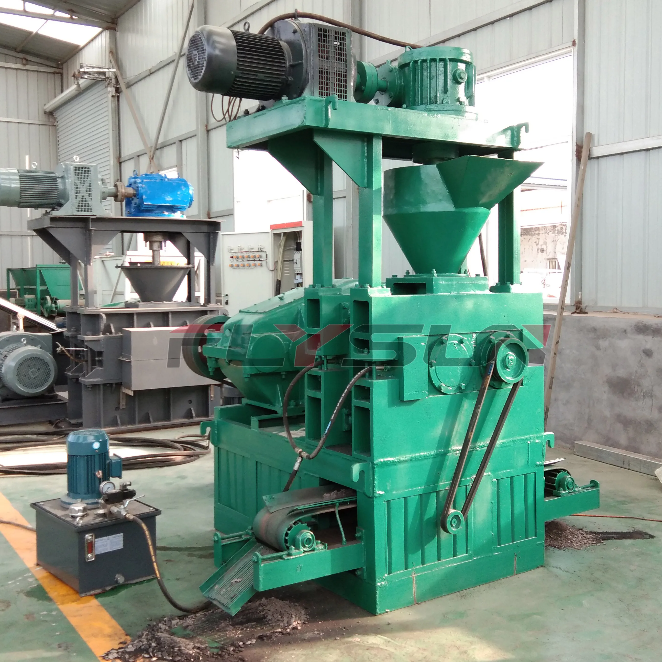 High Performance Briquette Coal Ball Pressing Equipment Sawdust Ball Press Machine Charcoal Powder Ball Forming Machine