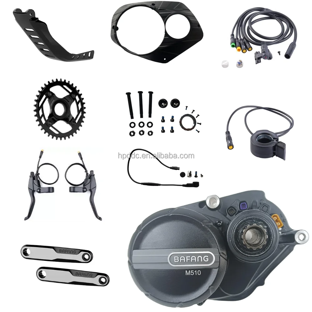 BAFANG M510 G522 250w 36v/43v/48v mid drive motor bicicleta eléctrica motor central with lcd display