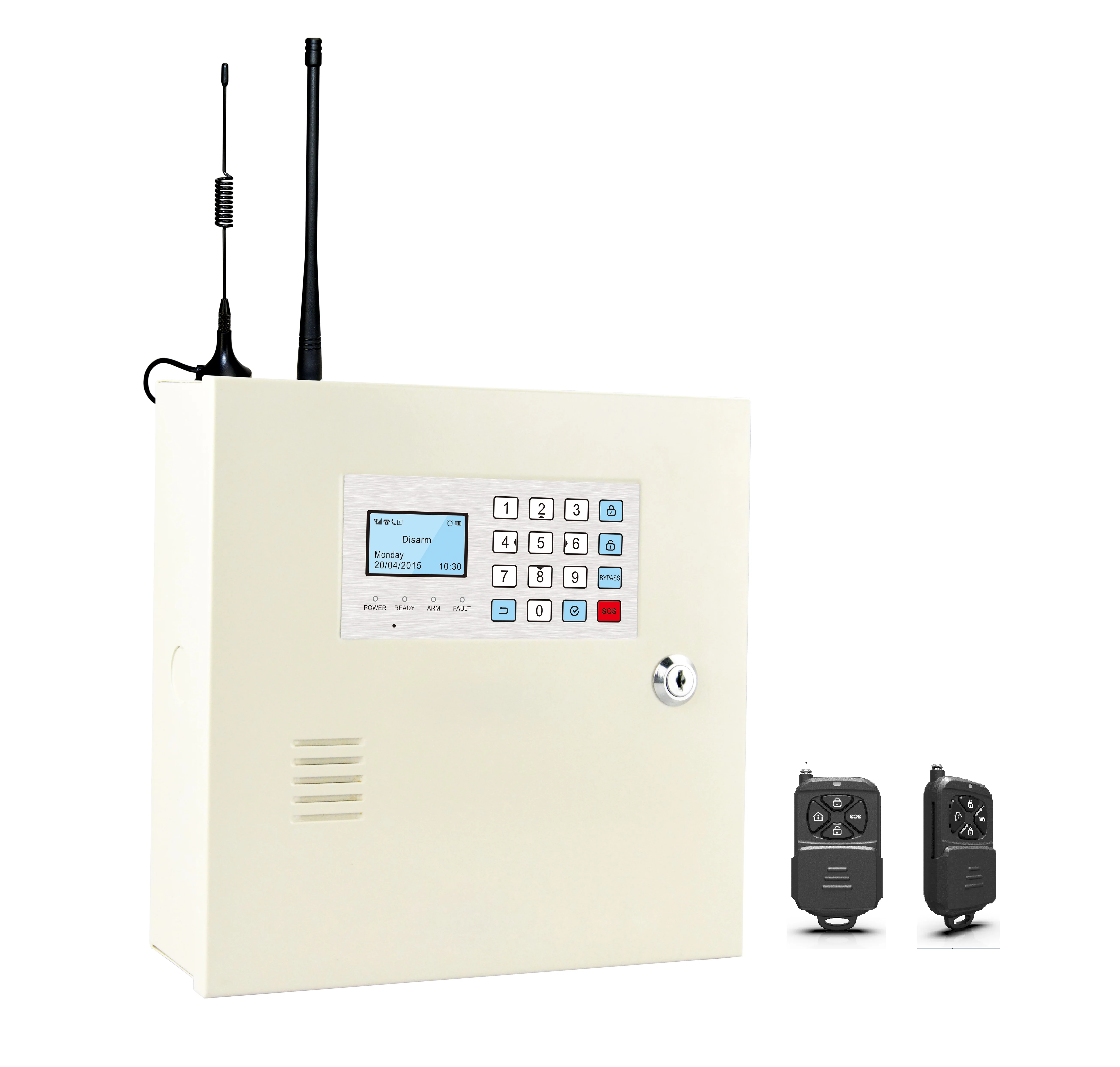 HEYI new 4g burglary  intrusion fire wireless infrared beam sensor home security alarm system kit with camera conventional