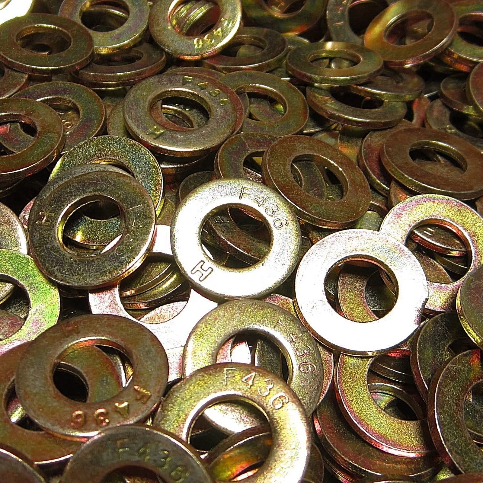 ASTM f436 round structural flat washer, Heat treated steel washer