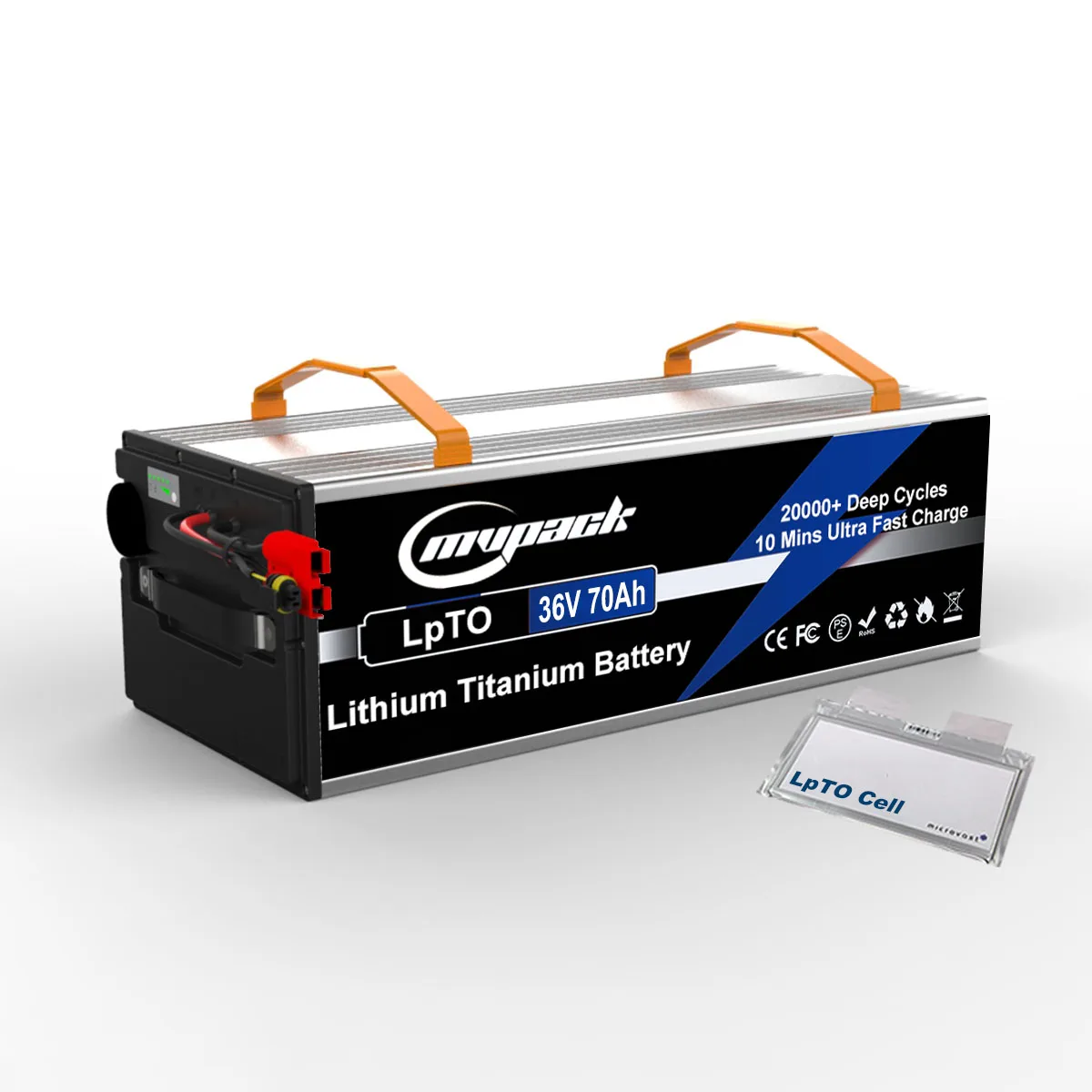 MVPACK ultra longlife safety fast charging lithium titanium 36V 70ah lithium titanate battery