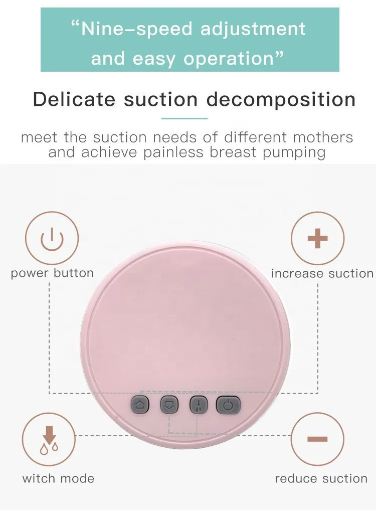 Baby Feeding Supplies Single Side Massage Breast Pump Electric