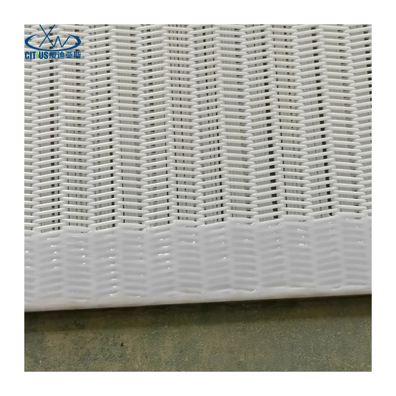 polyester spiral weave press filter mesh belt for solid liquid separation