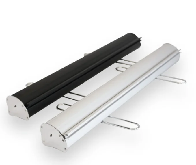 2024 New Desktop Big Size Roll Up Banner Stand Full Aluminum Display Stand