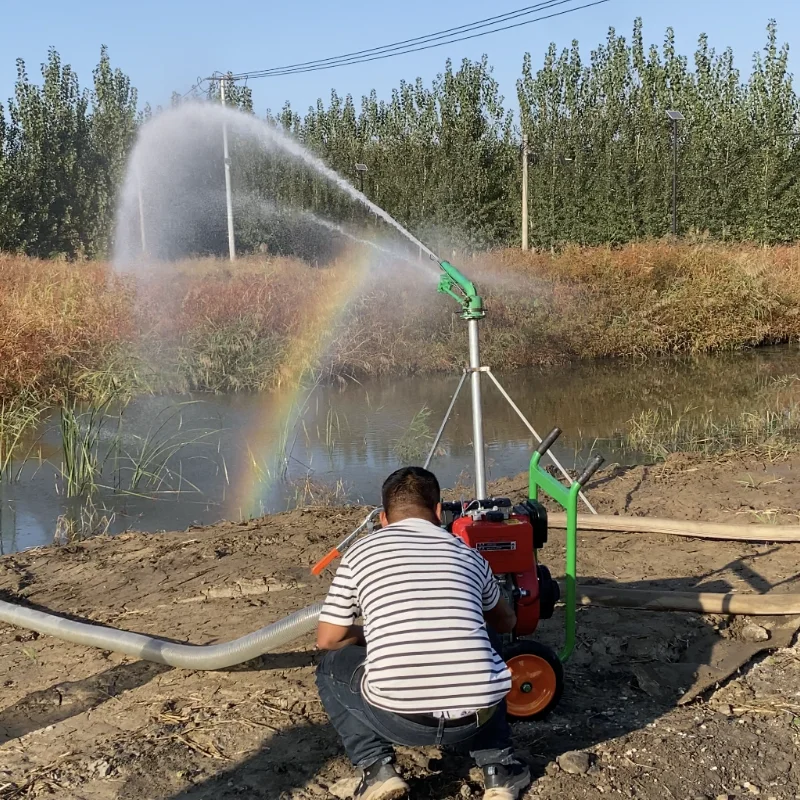 High Quality Metal Rain Gun Sprinkler With Adjustable Angle And Rotating Spray Gun Suitable For Agricultural Irrigation Systems