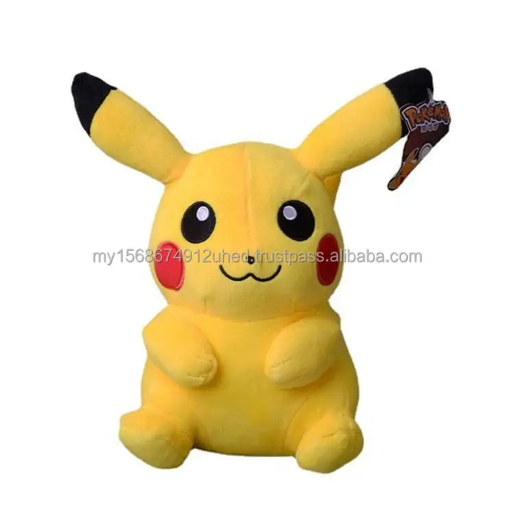 High Quality Cartoon Anime Pikachu Bulbasaur Squirtle and Charmander Kawaii Plush Toys Pokemon Doll Grab Toys for Gifts