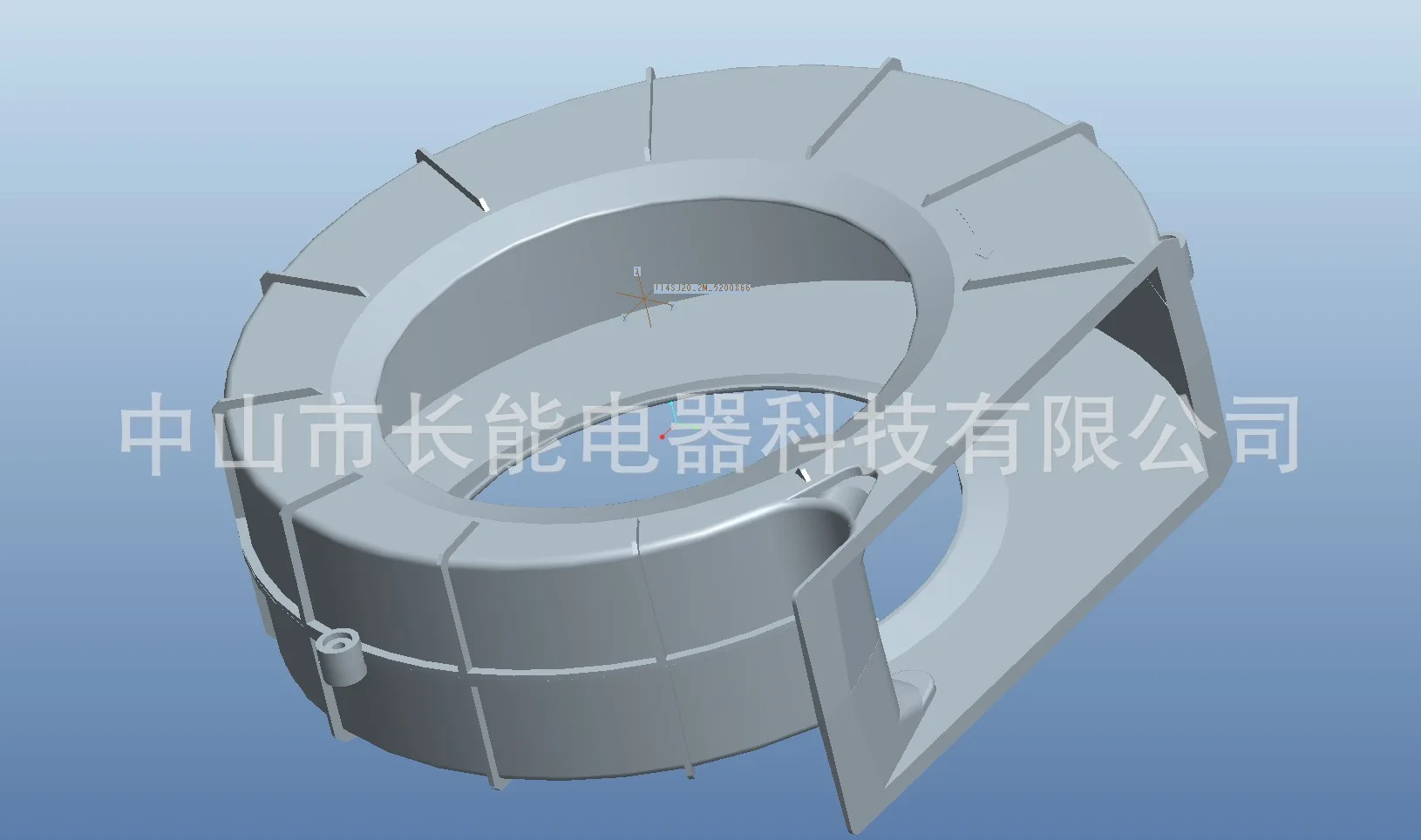 Forward leaning-double air inlet-plastic volute with fan plastic