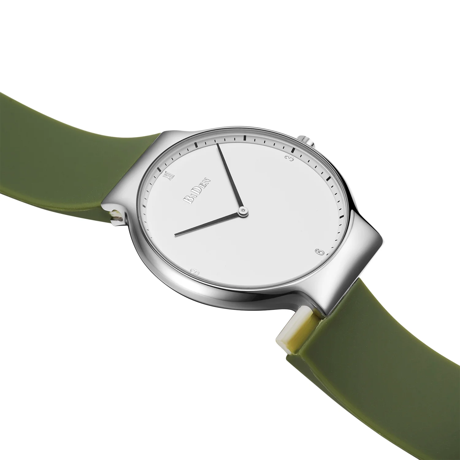
factory wholesale cheap minimal silicon quartz watch 