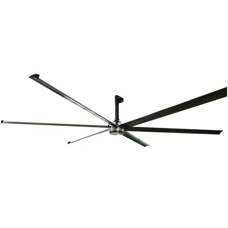 6m/20ft 6 blades Hvls Fans Industrial Large Ceiling Fan With Pmsm Motor