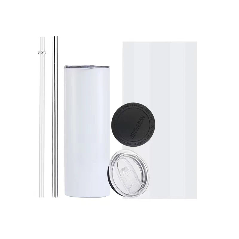 Sublimation Blanks Coffee Mug Metal Tumbler Double Wall Stainless Steel USA Vacuum Insulated Tumbler Straight Stock 20 Oz 30oz